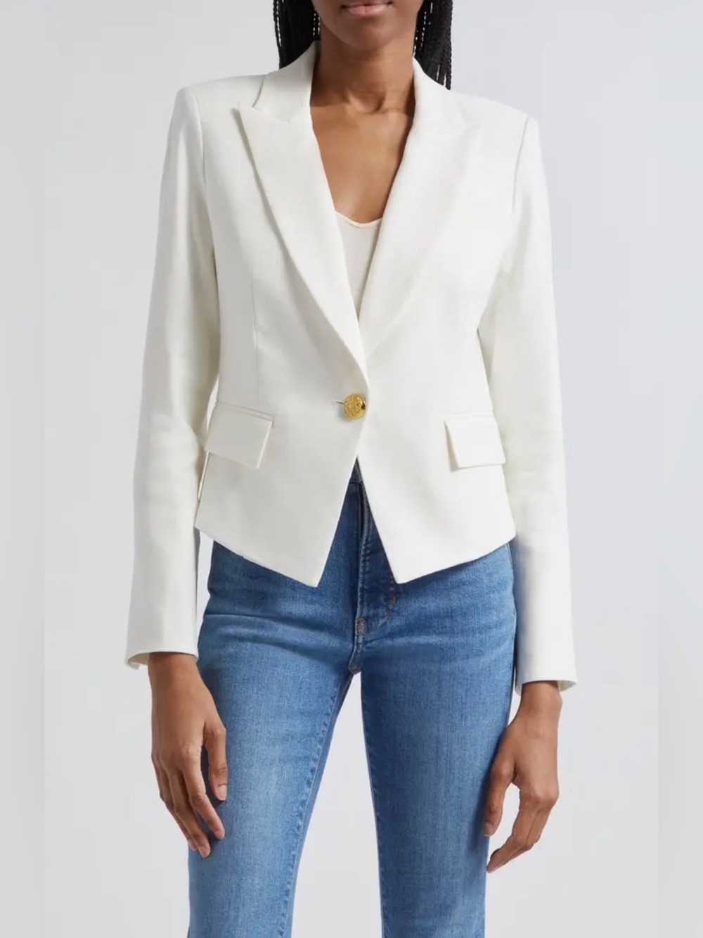 NWT Veronica Beard Hosanna Dickey Blazer - Tailored Single-Button Jacket